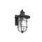 CHLOE Lighting Lighting MARKUS Transitional 1 Light Textured Black Outdoor Wall Sconce 14" Height